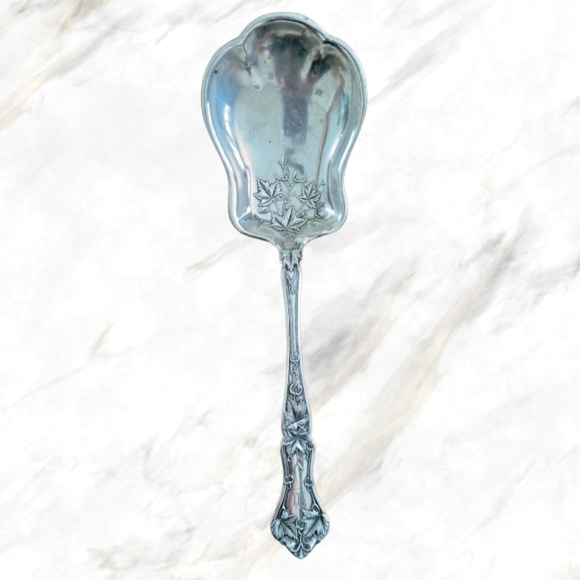 International Silver Other - 1 ANTIQUE 925 STERLING SILVER ''EDGEWOOD'' LARGE SERVING SPOON CIRCA 1909